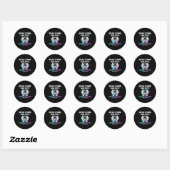 Zelfmoordpreventie Steun Doorbreek Stigma Zelfmoor Ronde Sticker (Vel)