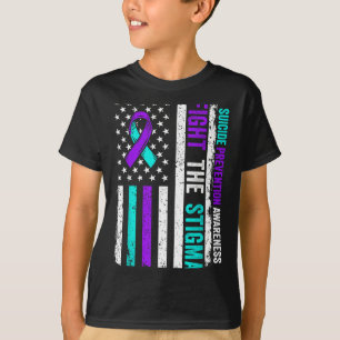 Zelfmoordpreventie Steun Strijd Stigma Zelfmoord B T-shirt