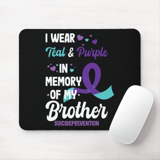 Zelfmoordpreventie ter nagedachtenis aan broeder muismat (Met muis)