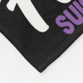 Zelfmoordpreventie ter nagedachtenis aan vader fleece deken (Hoek)