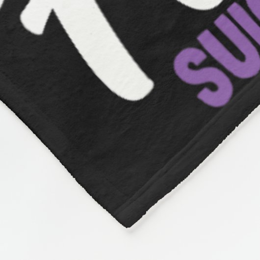 Zelfmoordpreventie ter nagedachtenis aan vader fleece deken (Hoek)