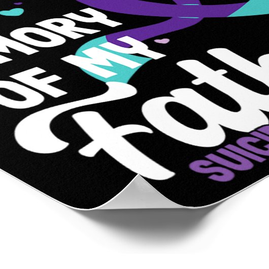 Zelfmoordpreventie ter nagedachtenis aan vader poster (Hoek)