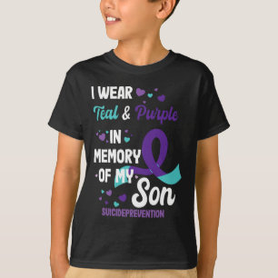 Zelfmoordpreventie ter nagedachtenis aan zoon t-shirt