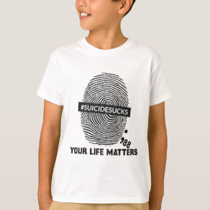 Zelfmoordpreventie Uw levensproblemen Zelfmoord Zu T-shirt