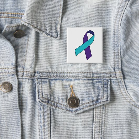 Zelfmoordpreventie Vierkante Button 5,1 Cm (In situ)