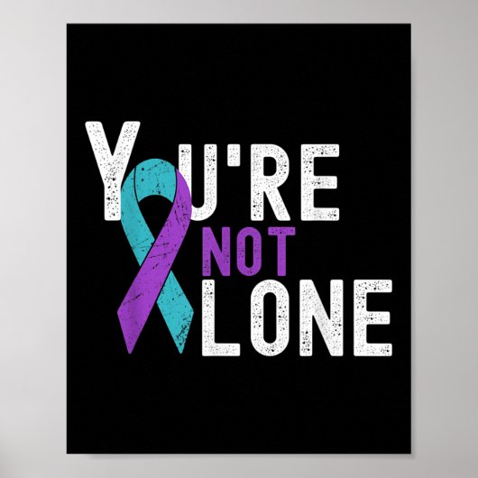 Zelfmoordpreventie Week van bewustwording Je bent Poster (Voorkant)
