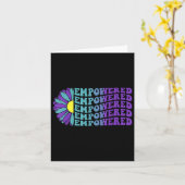 Zelfmoordpreventie, zelfmoordpreventie bewustzijn kaart (Gele Bloem)
