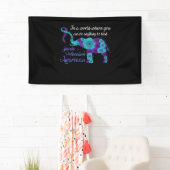 Zelfmoordpreventie Zonnebloem Elephant Spandoek (Insitu)