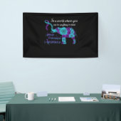 Zelfmoordpreventie Zonnebloem Elephant Spandoek (Beurs)