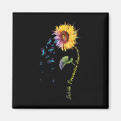 Zelfmoordpreventie Zonnebloem Magneet (Voorkant)