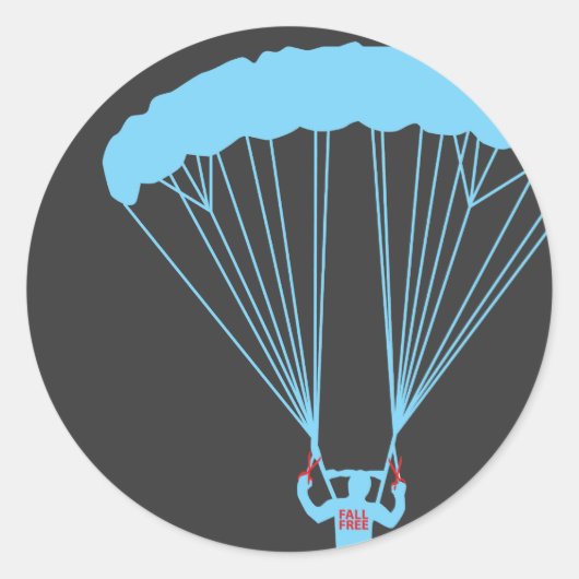 zelfmoordskydief ronde sticker (Voorkant)