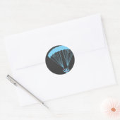 zelfmoordskydief ronde sticker (Envelop)
