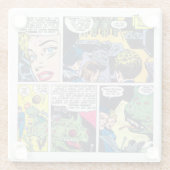 Zelfmoordvloot geleid door onverharde robots strip glazen onderzetter (Achterkant)