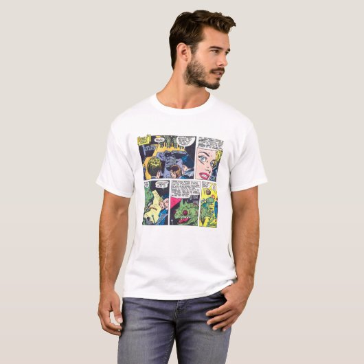 Zelfmoordvloot geleid door onverharde robots strip t-shirt (Voorkant volledig)