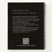 Zelfontdekking Journaling vraagt Boho Floral Notitieboek (Achterkant)