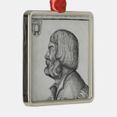 Zelfportret, 1527 metalen ornament (Rechts)