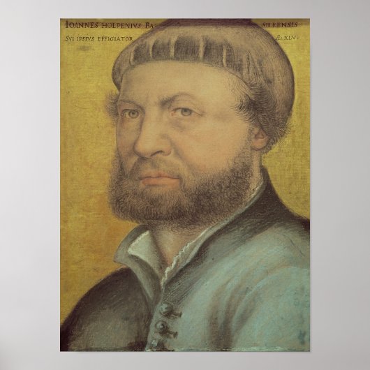 Zelfportret, 1542 poster (Voorkant)