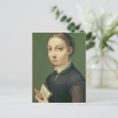 Zelfportret, 1554 briefkaart (Staand voorkant)