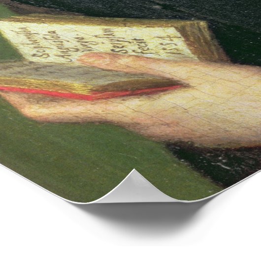 Zelfportret, 1554 poster (Hoek)