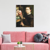 Zelfportret, 1556 canvas afdruk (Insitu (Woonkamer))