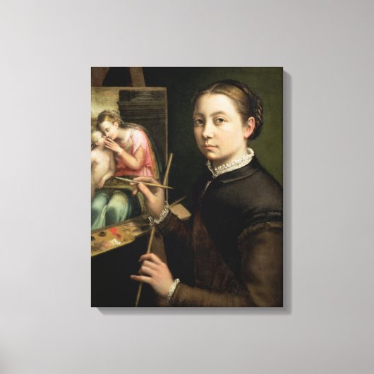 Zelfportret, 1556 canvas afdruk (Voorkant)