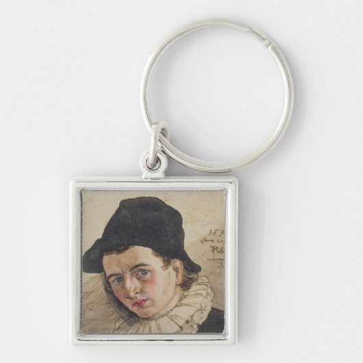 Zelfportret, 1591 sleutelhanger (Voorkant)
