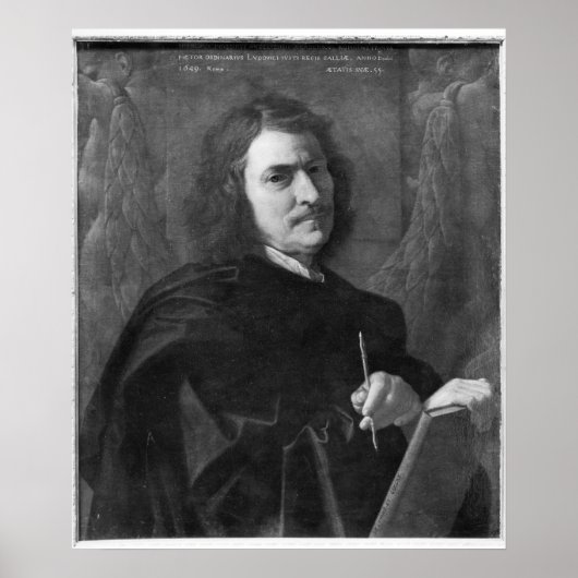 Zelfportret, 1649 poster (Voorkant)