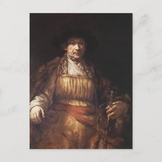 Zelfportret 1658 briefkaart (Voorkant)