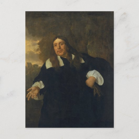 Zelfportret, 1662 briefkaart (Voorkant)