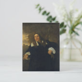 Zelfportret, 1662 briefkaart (Staand voorkant)