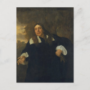 Zelfportret, 1662 briefkaart