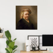 Zelfportret, 1669 poster (Thuiskantoor)