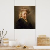 Zelfportret, 1669 poster (Keuken)
