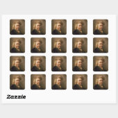 Zelfportret, 1669 vierkante sticker (Vel)