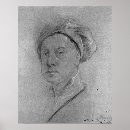 Zelfportret, 1734-35 poster (Voorkant)