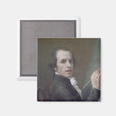 Zelfportret, 1790 magneet (Voorkant / Achterkant)