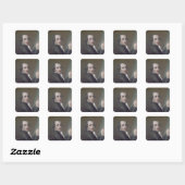 Zelfportret, 1790 vierkante sticker (Vel)