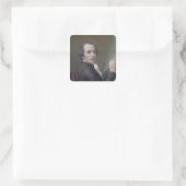 Zelfportret, 1790 vierkante sticker (Tas)