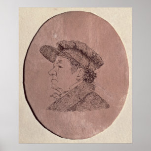 Zelfportret, 1824 poster