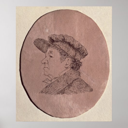 Zelfportret, 1824 poster (Voorkant)