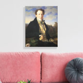 Zelfportret, 1828 canvas afdruk (Insitu (Woonkamer))