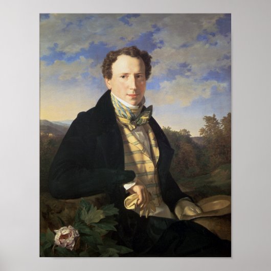 Zelfportret, 1828 poster (Voorkant)