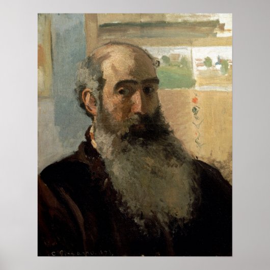 Zelfportret, 1873 poster (Voorkant)