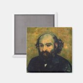Zelfportret, 1880-81 magneet (Voorkant / Achterkant)