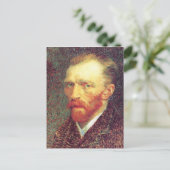 Zelfportret (1887) briefkaart (Staand voorkant)