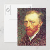 Zelfportret (1887) briefkaart (Voorkant / Achterkant)