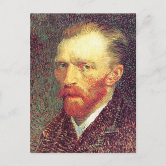 Zelfportret (1887) briefkaart (Voorkant)