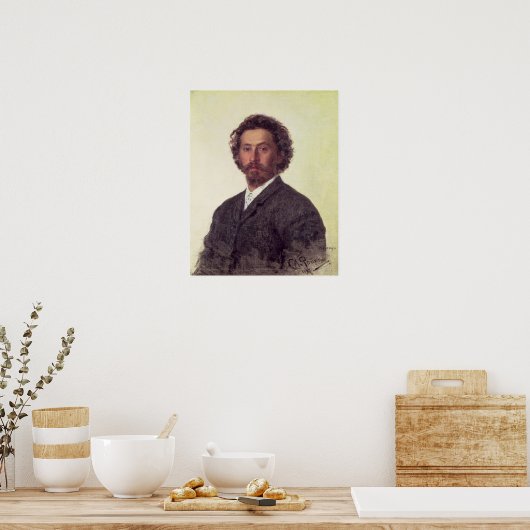 Zelfportret, 1887 poster (Keuken)