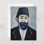 Zelfportret, 1900 briefkaart (Voorkant / Achterkant)