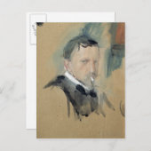 Zelfportret, 1901 briefkaart (Voorkant / Achterkant)